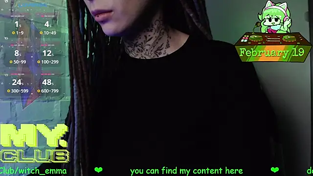 Witch Emma online show from February 2026 07:27:01 AM