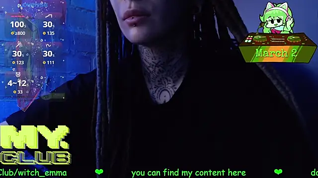 Witch Emma online show from March 2026 10:55:02 AM