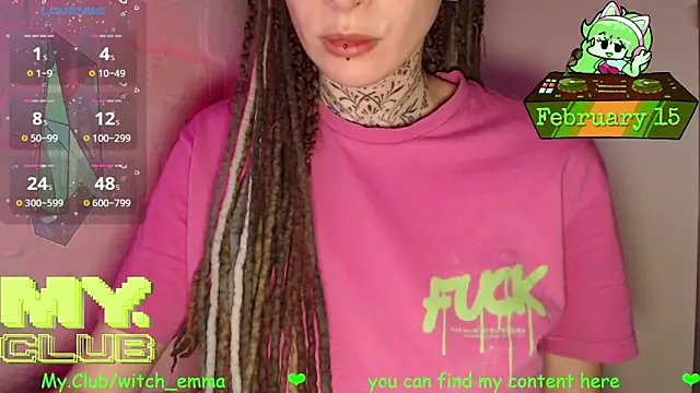 Witch Emma online show from February 2026 07:02:02 PM