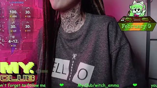 Witch Emma online show from February 2026 07:34:01 PM