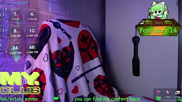 Witch Emma online show from February 2026 08:25:01 AM