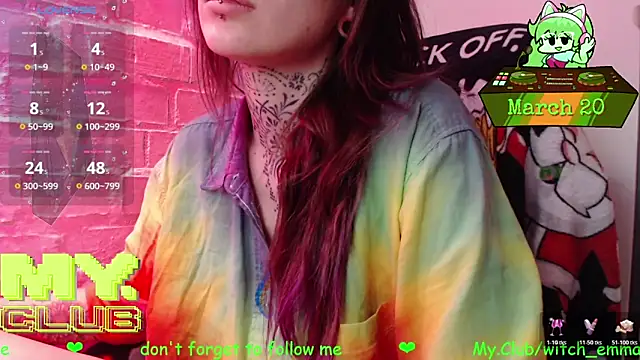 Witch Emma online show from March 2026 08:26:02 AM