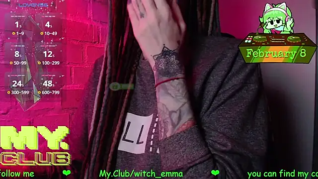 Witch Emma online show from February 2026 07:22:01 PM