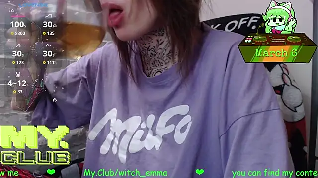 Witch Emma online show from March 2026 08:20:01 AM