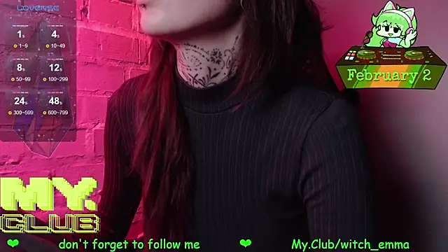 Witch Emma online show from February 2026 07:18:01 AM