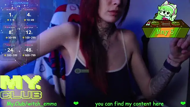 Witch Emma online show from May 2026 06:33:02 PM