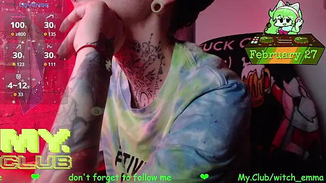 Witch Emma online show from February 2026 08:41:02 PM