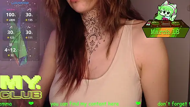 Witch Emma online show from March 2026 08:18:02 AM