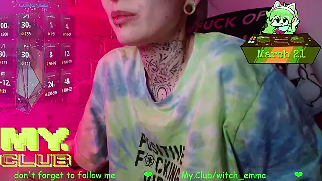 Witch Emma online show from March 2026 03:38:02 PM