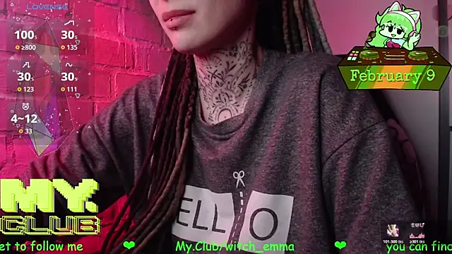 Witch Emma online show from February 2026 07:28:02 AM