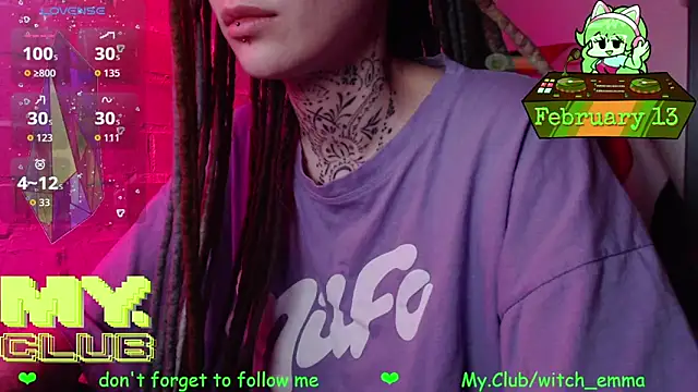 Witch Emma online show from February 2026 07:30:01 AM