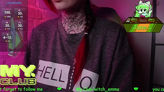 Witch Emma online show from June 2026 09:42:01 AM