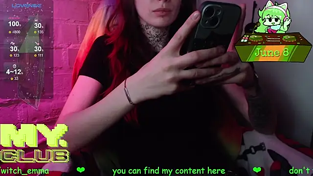 Snapshot of Witch_Emma chatting on June 2026 10:27:02 AM Witch Emma online show from June 2026 10:27:02 AM
