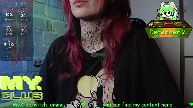 Snapshot of Witch_Emma chatting on December 2025 07:26:01 PM Witch Emma online show from December 2025 07:26:01 PM