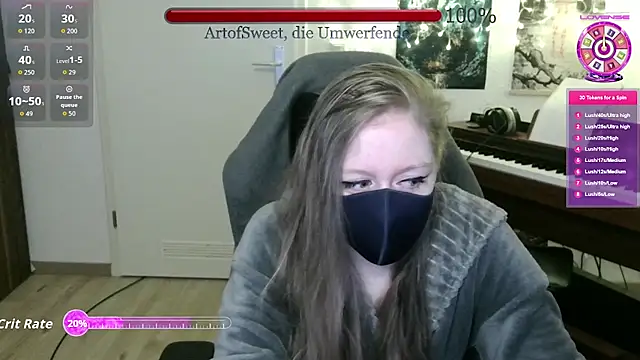 ArtofSweet online show from April 2026 08:14:02 PM
