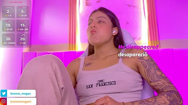 Megan browns1 online show from February 2026 01:17:01 PM