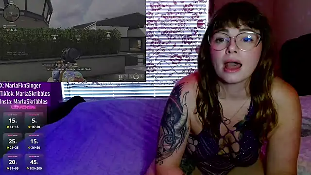 MarlaFknSinger online show from January 2025 05:56:01 PM