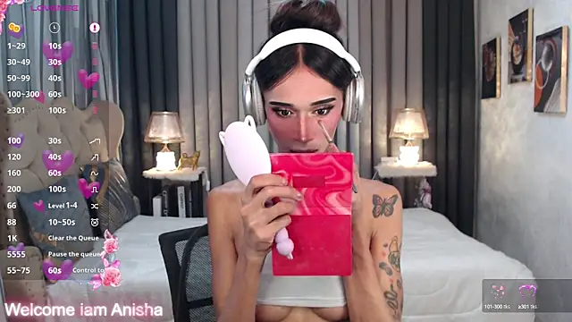 Unforttable Anisha online show from January 2025 09:24:01 AM