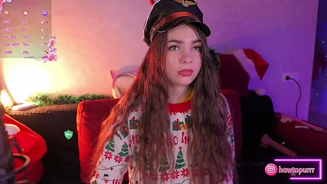 Snapshot of How2Meow chatting on January 2025 05:56:01 PM How2Meow online show from January 2025 05:56:01 PM