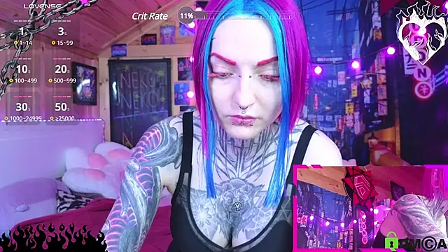 NekoCyber online show from December 2024 04:27:02 AM