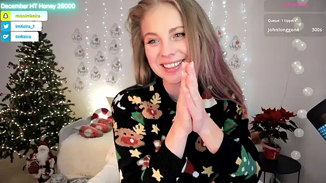 ImKeira online show from December 2025 09:09:02 PM