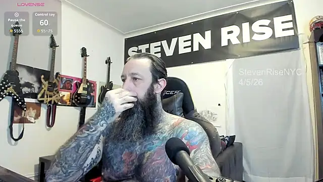 StevenRiseNYC online show from April 2026 12:34:01 PM
