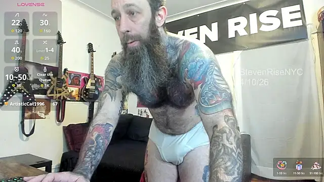 StevenRiseNYC online show from April 2026 12:34:01 PM